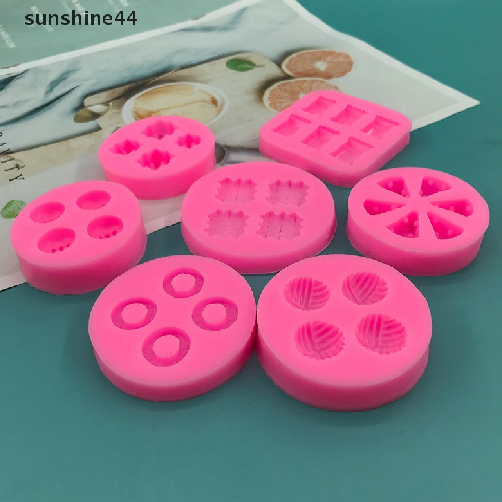 Sunshine 1Pc Cetakan Bentuk Makanan Kue Kering Cokelat Cake Decorag Tools Cetakan Silikon Lembut.