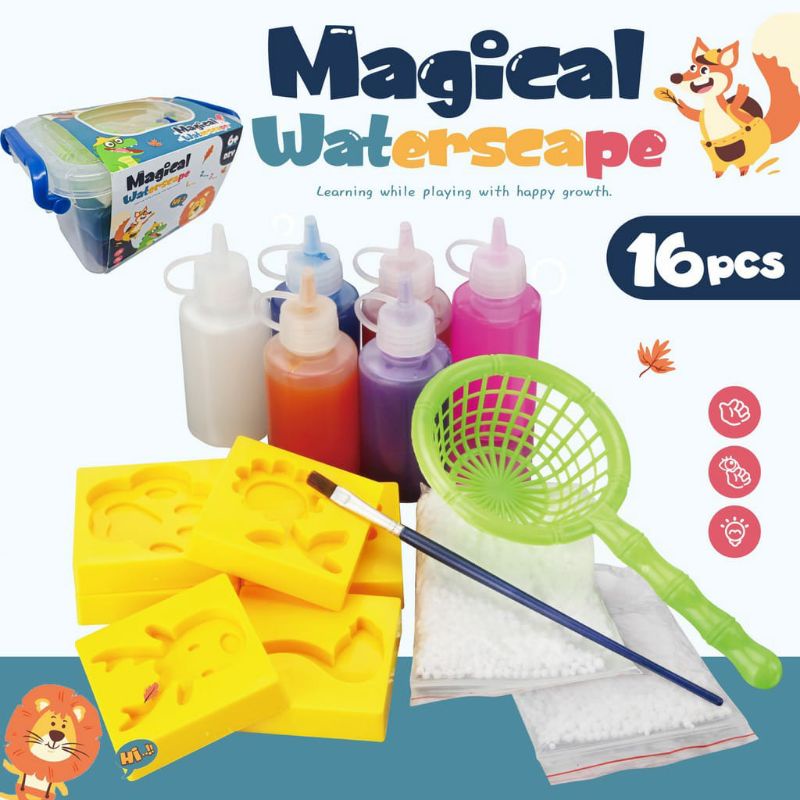 MAGICAL WATERSCAPE MIKA 9PCS/ BOX 16PCS