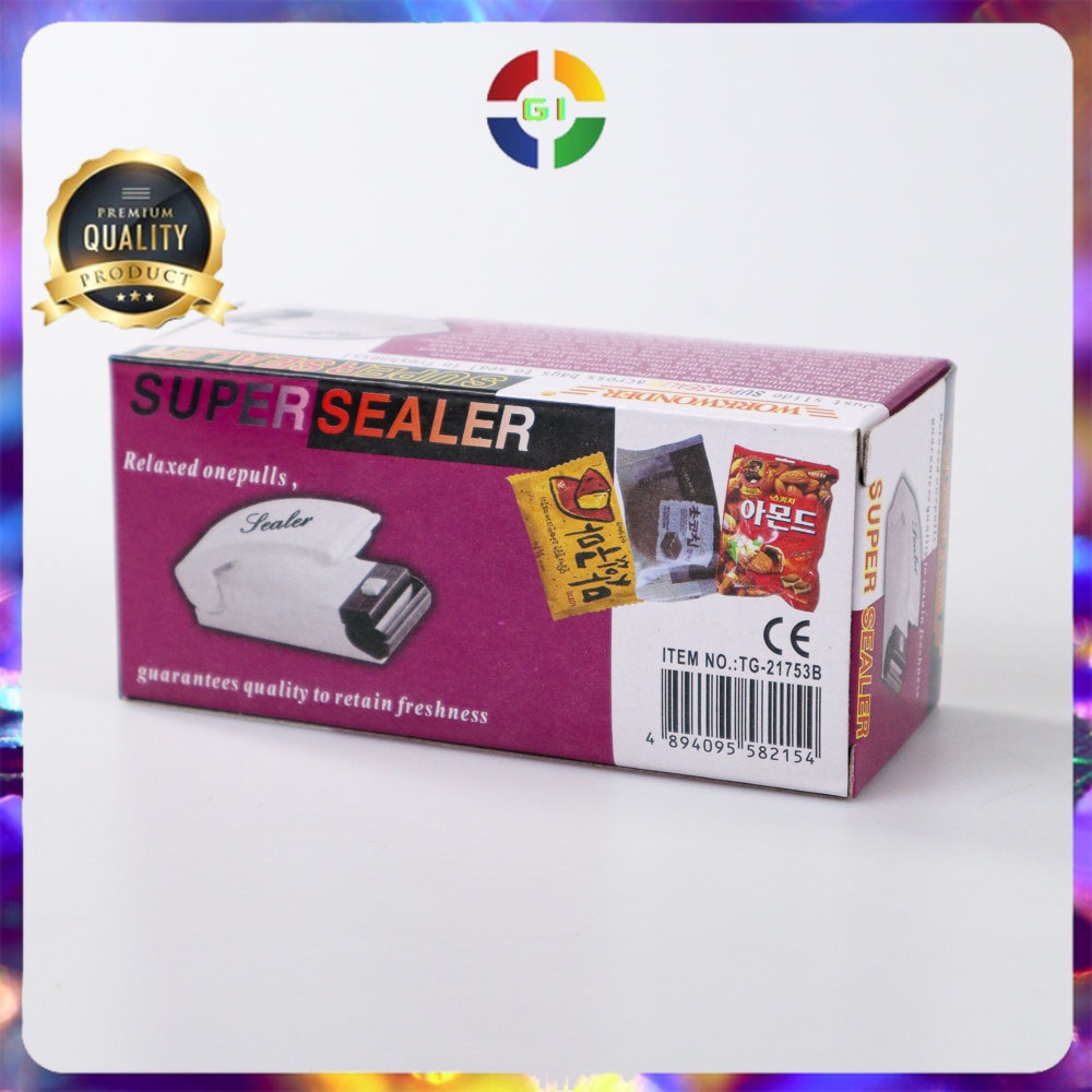 Sealer Plastik Kecil Serbaguna Mini Hand Heat Sealer White