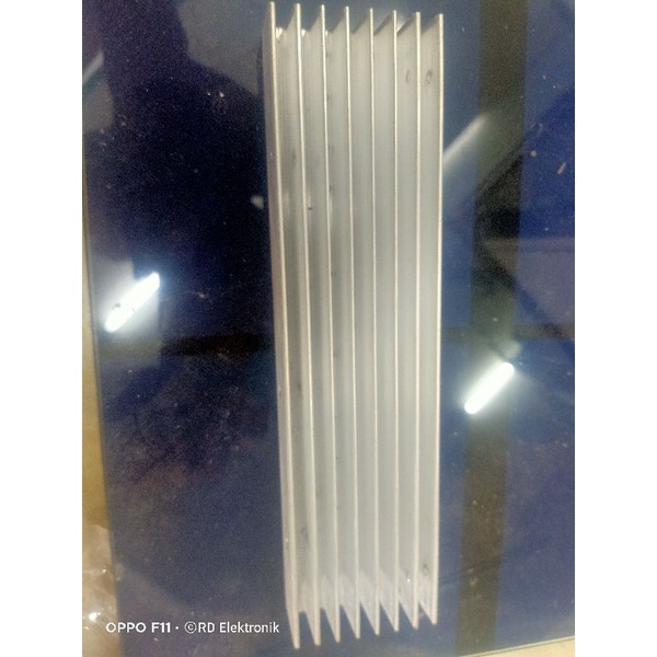 pendingin Amplifier 10 transistor 20cm tebal