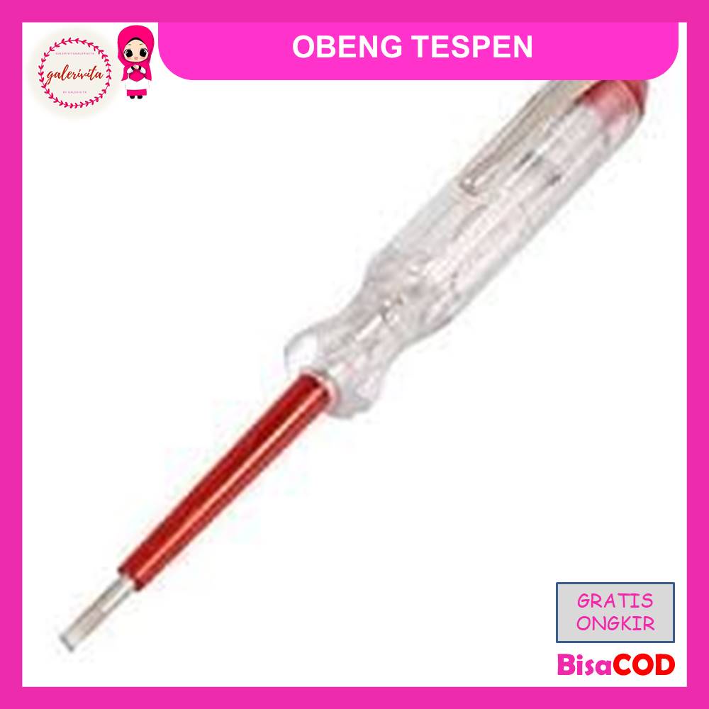 Obeng Tespen / Tespen Listrik / Alat Obeng Tespen