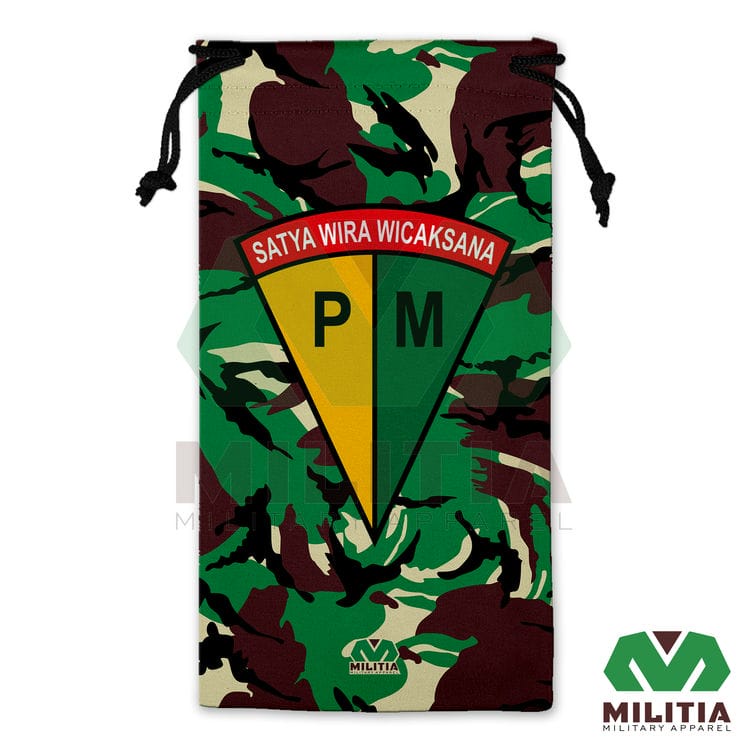 Tas serut kecil POLISI MILITER PM Tempat kacamata
