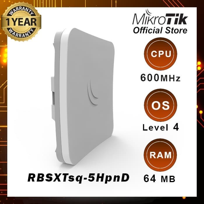 MIKROTIK SXT SQ 5HPND LV4