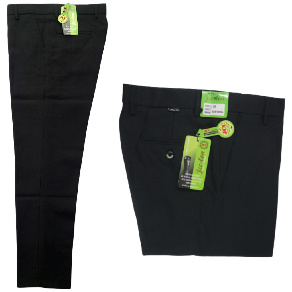 JCC- Slim Fit Premium Quality Celana Dasar/Celana Bahan/Celana Kerja/ Celana Formal / Celana kantor 