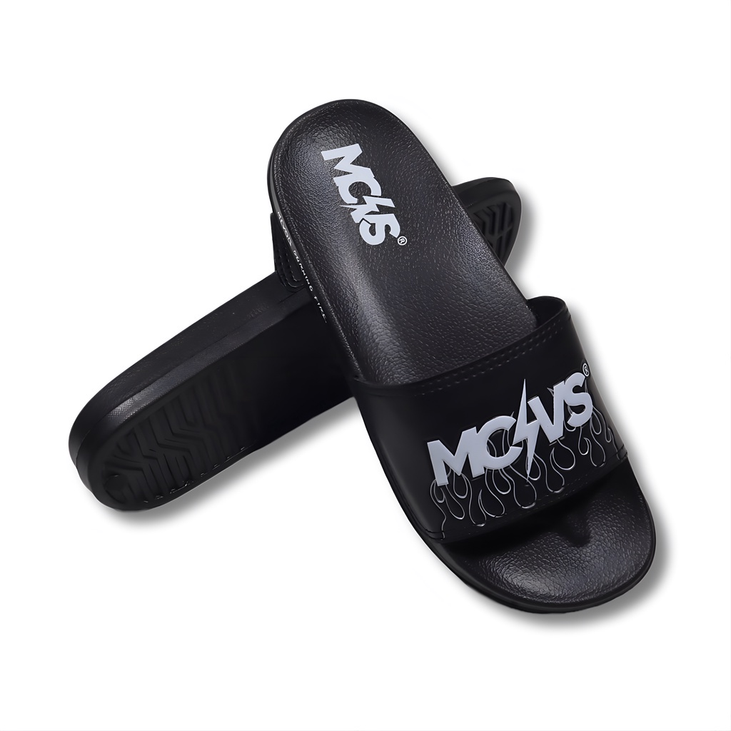 Mcvois Sandal Pria Slide Sandal Slip On Fire Anti Licin