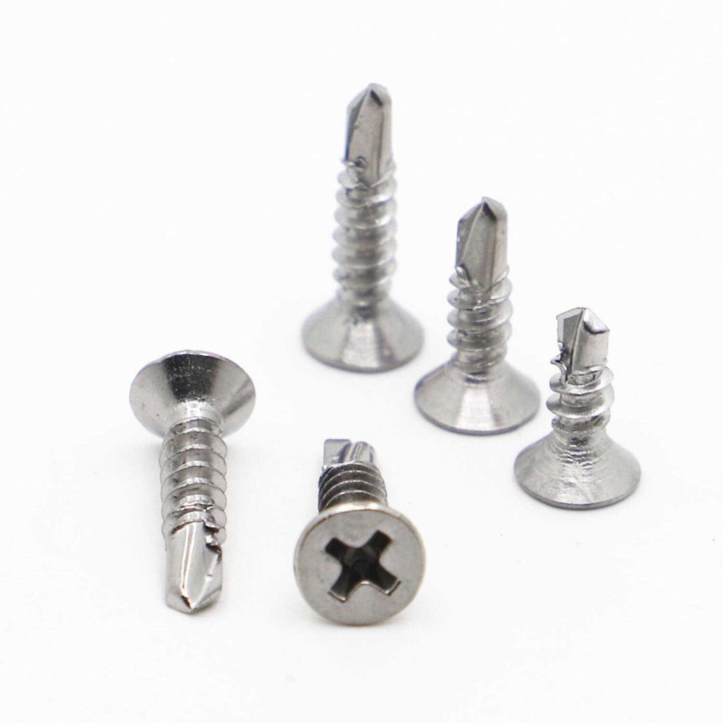 Mata Baut Flat Head Self Tapping Screw M6.3 25 mm 1 PCS MO410