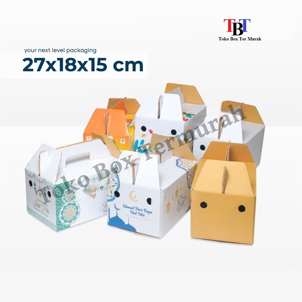 

Box 27x18x15cm (Jinjing) tenteng/Kardus/Polos/buah/hampers/parcel/eid munarak/mangga/alpukat/klonal