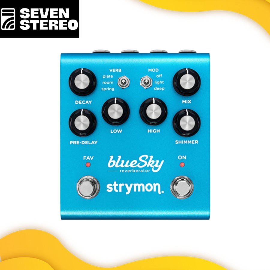 Strymon BlueSky 2FSR Reverberator Guitar Effects Pedal