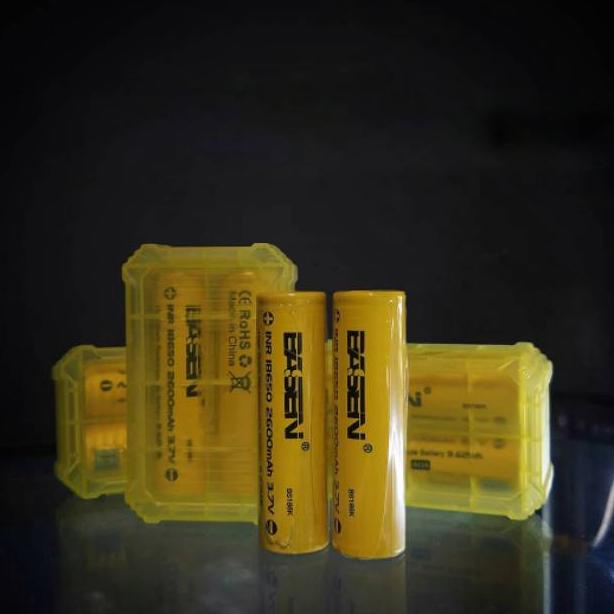 Terbaik AUTHENTIC BATTERY BASEN 2600 MAH 40A BATERAI BATRE VAOE OTEN ~