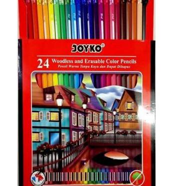 

오 Joyko Pensil Warna 24 Color CP-115 | Joyko Pensil Warna Bisa Dihapus Terbaik