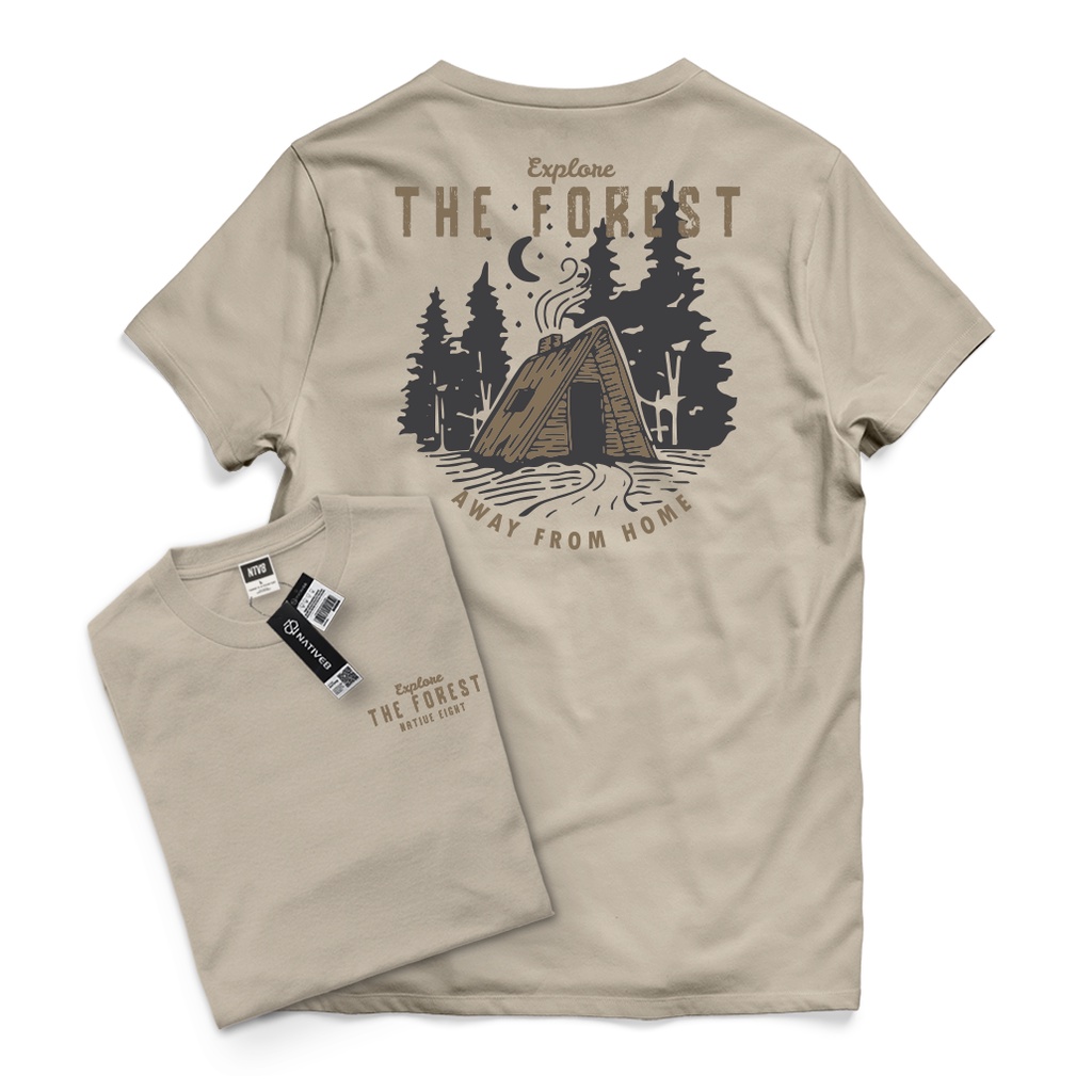 KAOS DISTRO PRIA / KAOS DISTRO COWOK / KAOS DISTRO BANDUNG / NATIVE8 - THE FOREST