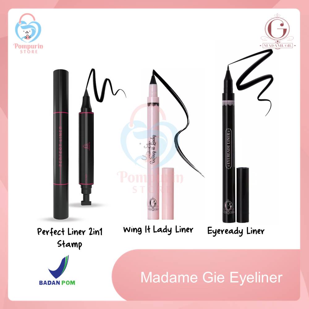 Jual Madame Gie Eyeliner Pen Waterproof (Eyeready Liner / Wing It Lady