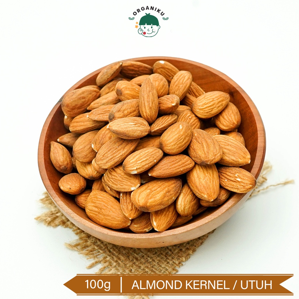 Almond Kernel / Kacang Almond Utuh / Almond Whole 100gr,250gr