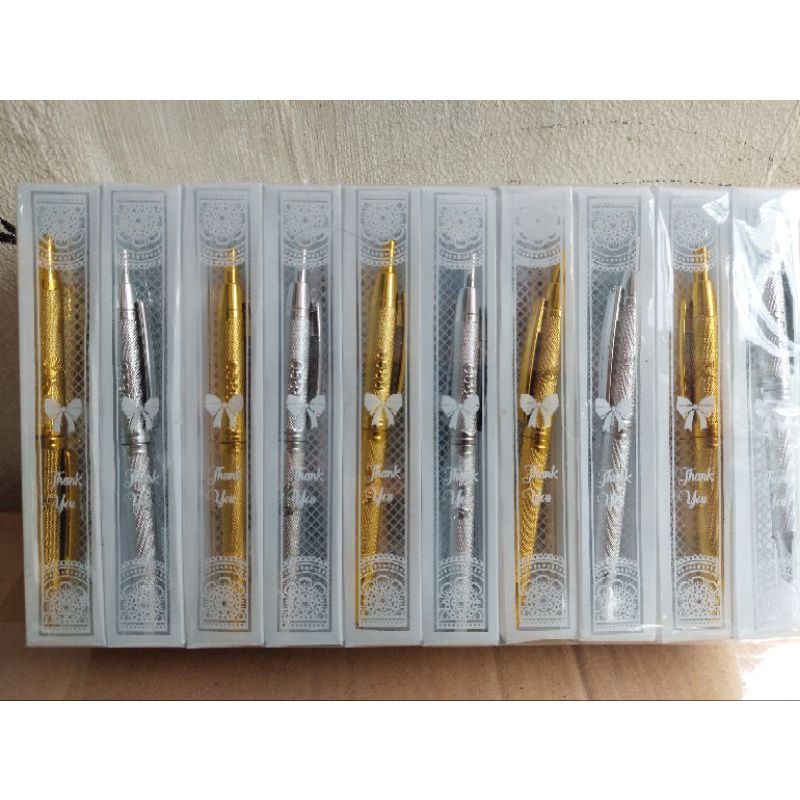 

pena, pulpen emas, souvenir untuk pernikahan, khitanan, ulang tahun
