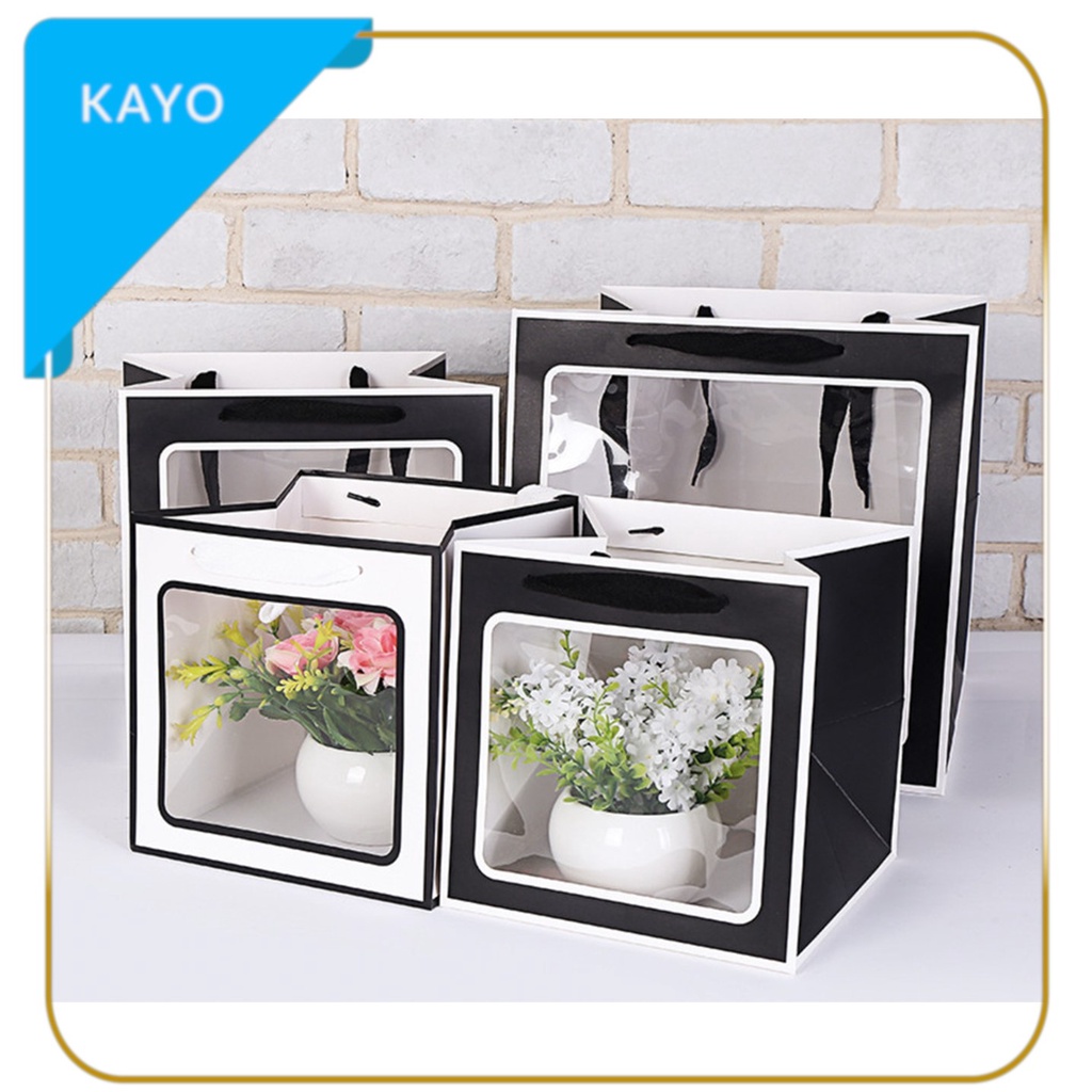 

kantong mika 25 cm, goodie bag tas kado tas boneka paper bag hadiah