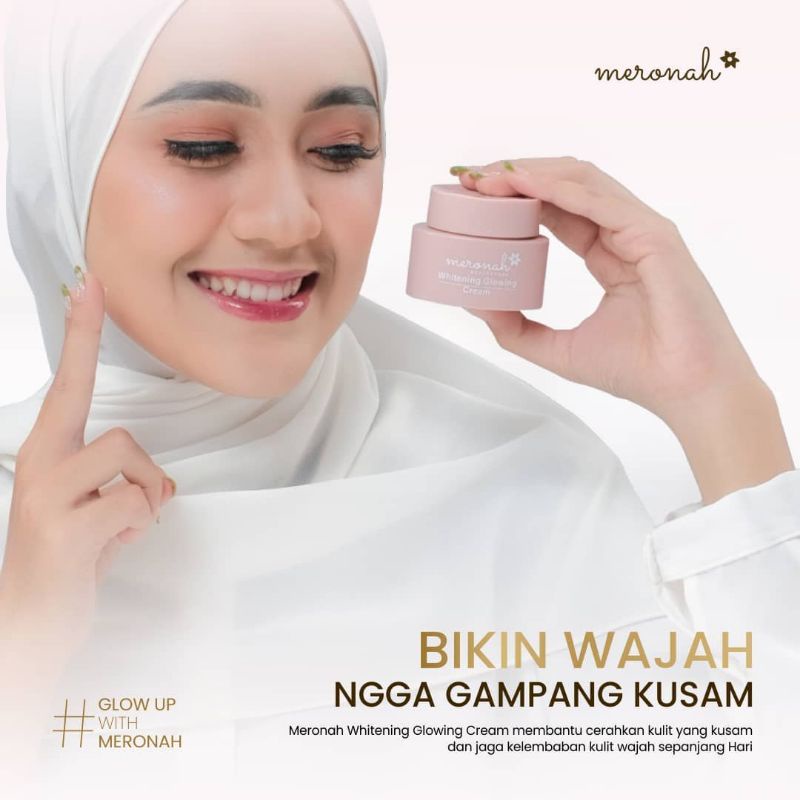 (COD)MERONAH WHITENING GLOWING CREAM , BEAUTYCARE READY ALL PRODUCT TERLARIS
