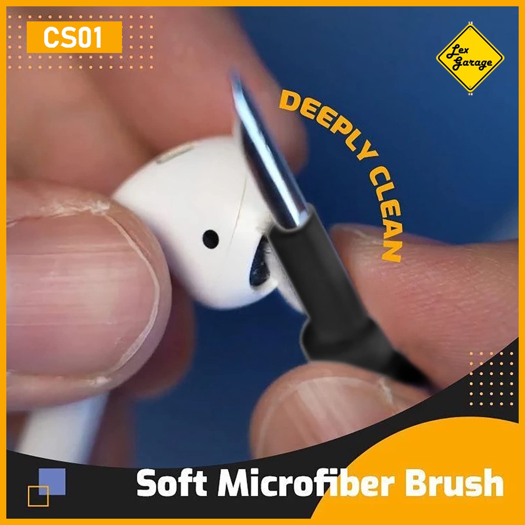 Sikat Kuas Pembersih Keyboard TWS Airpods Earphone Bluetooth HP Laptop