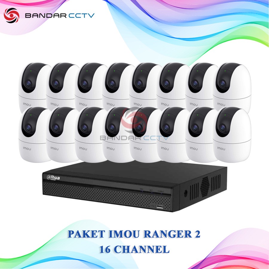 Paket Imou Ranger 2 2MP 16 Channel NVR Dahua