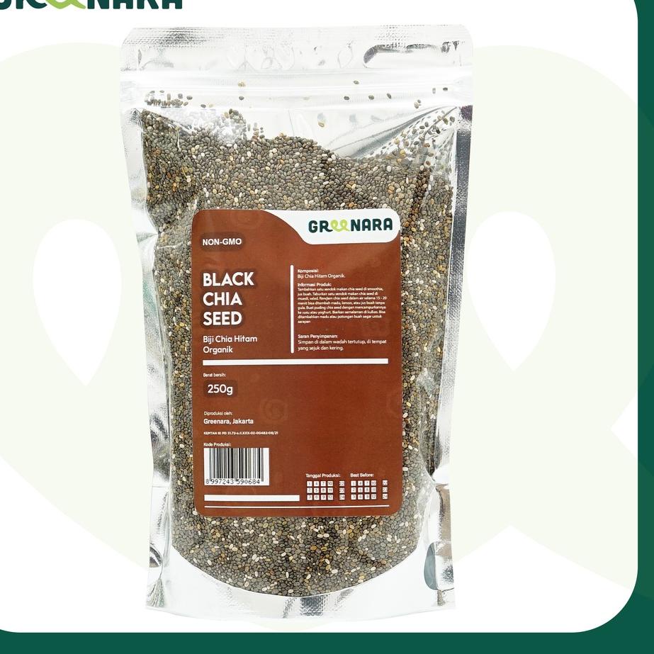 

FEB387 Organic Black Chia Seed 250gr / Chiaseed Hitam Organik ||