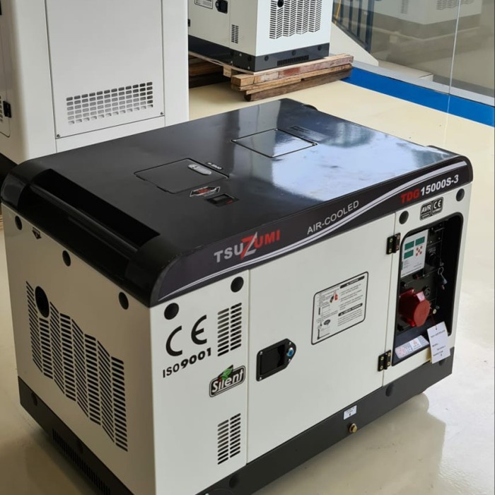 Silent genset Diesel Tsuzumi Japan 12kva - 15kva 3 phase TDG 15000 S-3