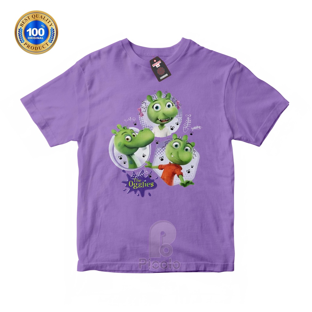 (FREE NAMA) BAJU KAOS ATASAN ANAK MOTIF GAME THE OGGLIES UNISEX Bahan COTTUN