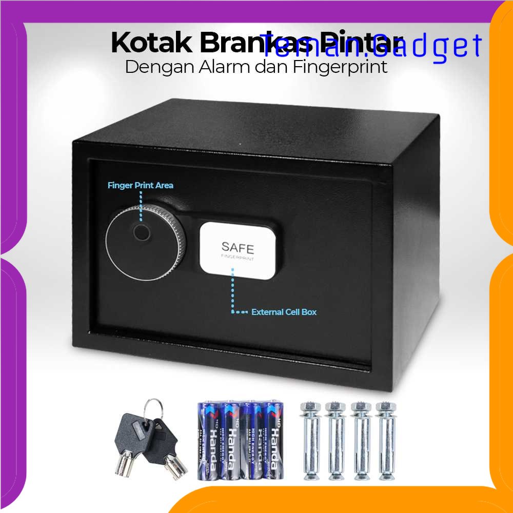 TG-BRK WMZUSA Kotak Brankas Pintar Safety Box Alarm Fingerprint - SS-H10