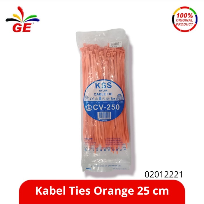 

GE - Kabel Ties Orange 25 cm 02012221