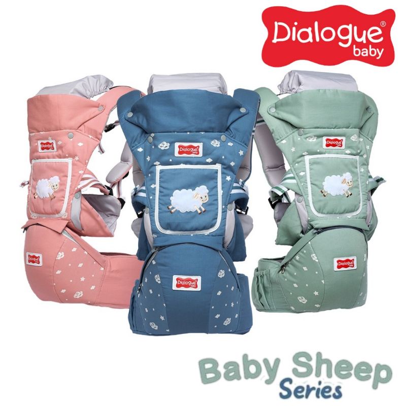 Dialogue Baby Gendongan Hipseat And Carrier 10in1 Baby Sheep Series