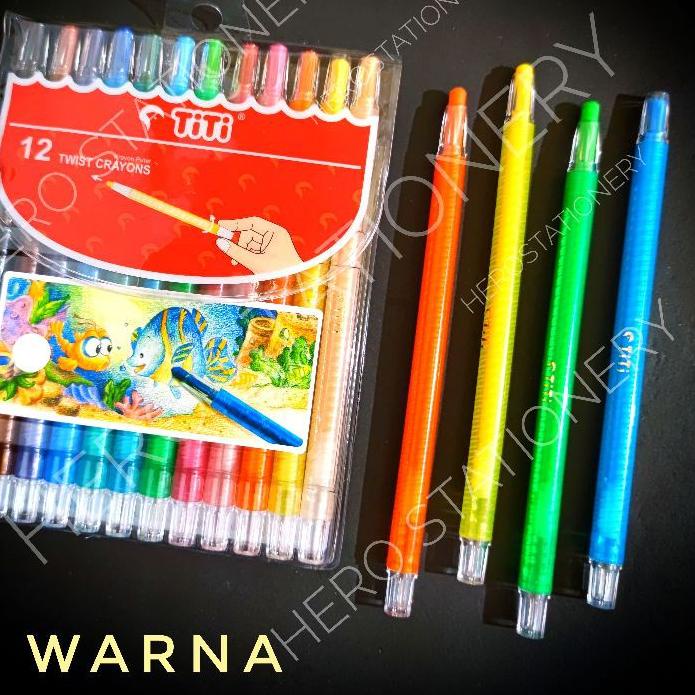 

Trendy Krayon putar joyko titi 12 warna TI-CP-12T