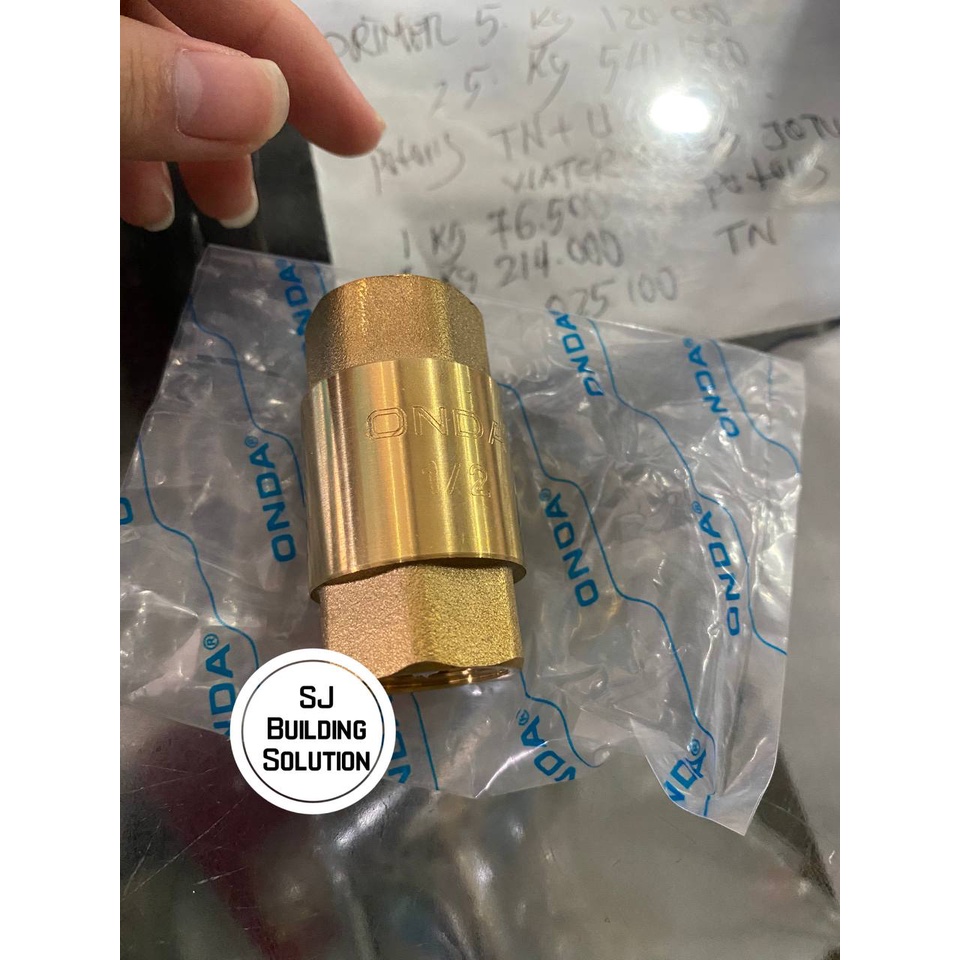 Tusen Klep Kuningan ONDA Drat 1/2” Inch / Tusen Klep Kuningan