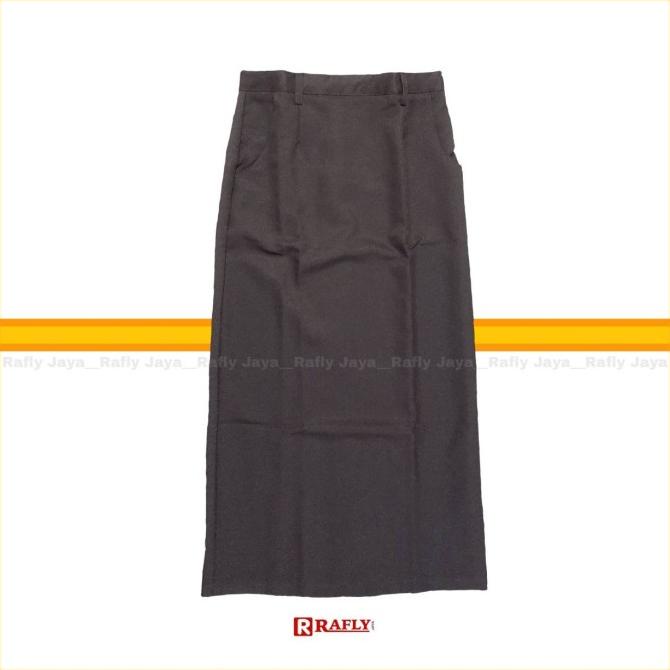 Rok Pramuka Span Pembina Bahan Rapilo Panjang Wanita