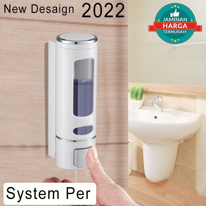 (SerbaSerbi)Dispenser Sabun Cair Otomatis Tempat Sabun Type 2022 Tempat Sabun Hand Sanitizer 300 Ml Terlaris