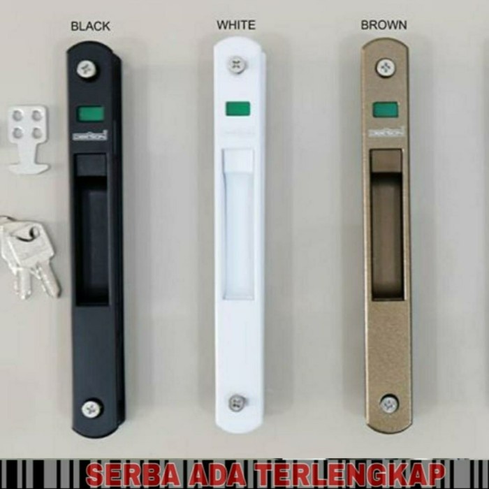 Grendel Kunci Sleding Dekson/Kunci Pintu Geser Dekson/Kunci Pintu Sleding