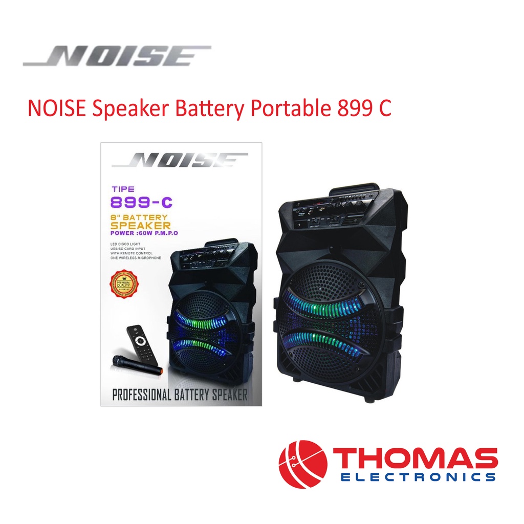 Noise Speaker 899 C Battery Portable Wireless Bluetooth 18 Inch