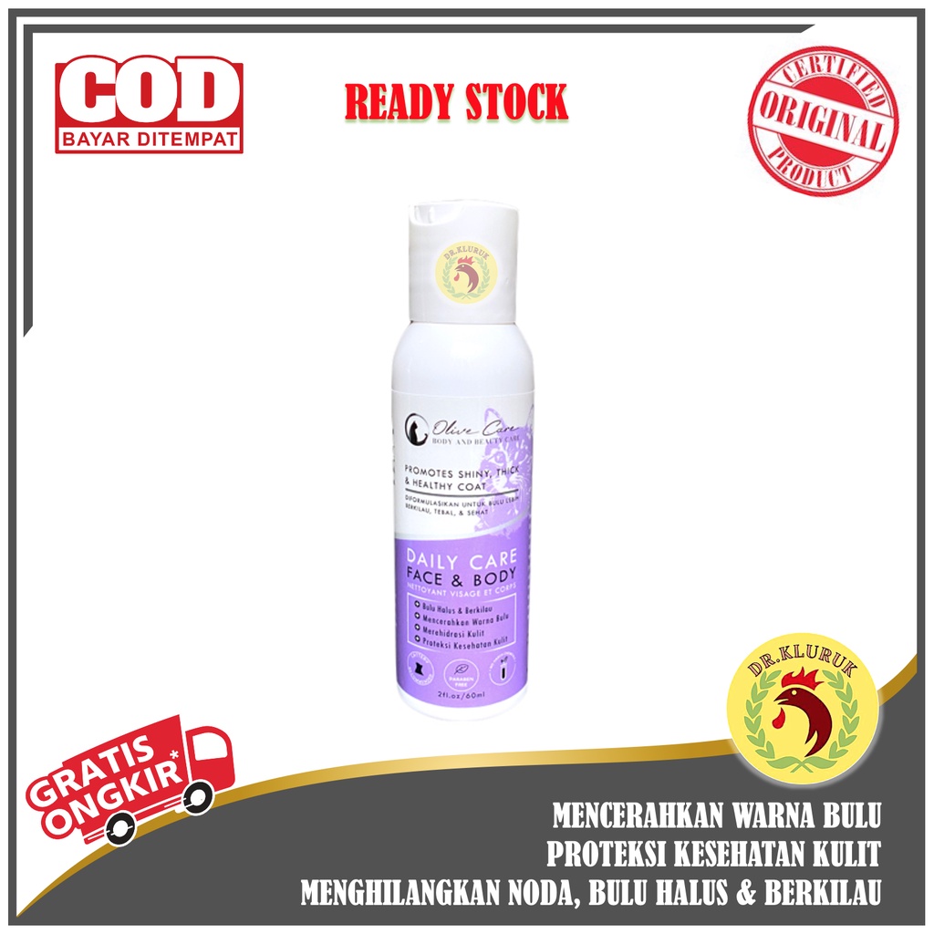 Olive Care Shampo Kucing Daily Care Face & Body