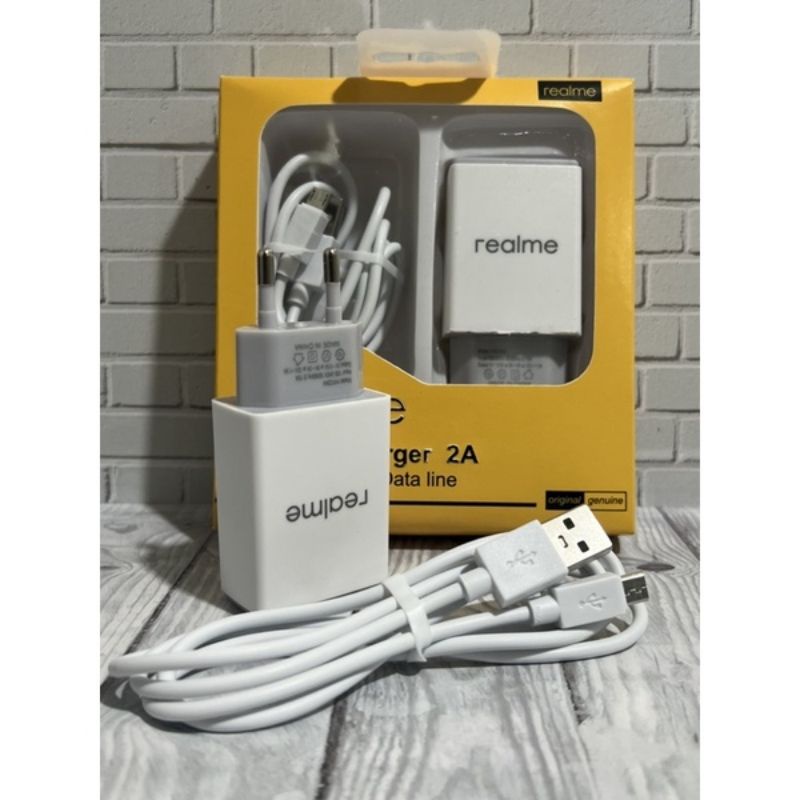 TC TRAVEL CHARGER REALME MEREK ORI 99% 2.A REAL KUALITAS BAGUS