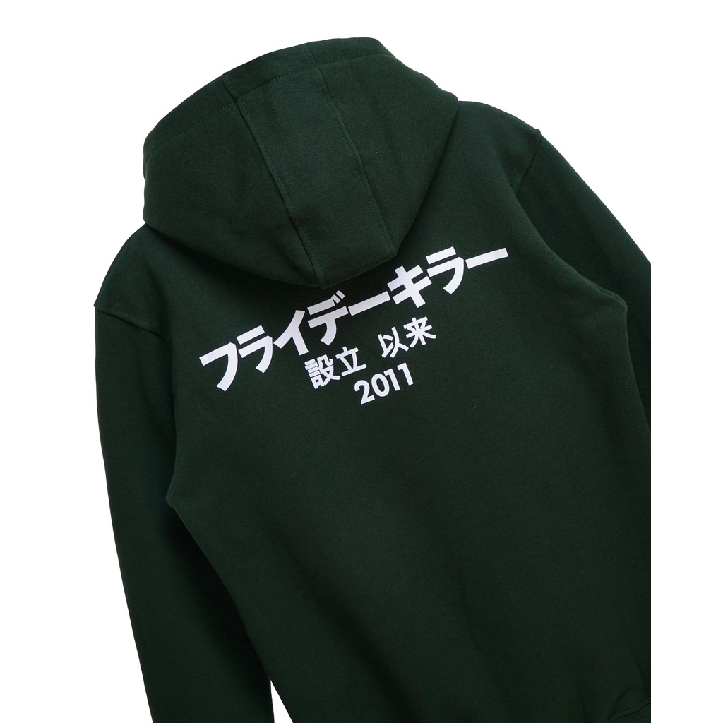 JAKET HOODIE FRIDAY KILLER | KIRA GREEN HOODIE