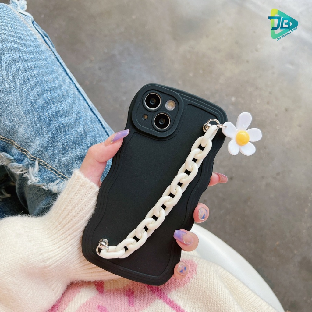 SOFTCASE WAVY WAVE GELOMBANG WARNA RANTAI FOR OPPO A3S A1K A5S A7 A11K A12 A15  A16 A55 5G A17 A17K A31 A8 A52 A92 A53 A33 A9 A5 2020 A37 NEO 9 A39 A57 LAMA A57 2022 A77S JB6585