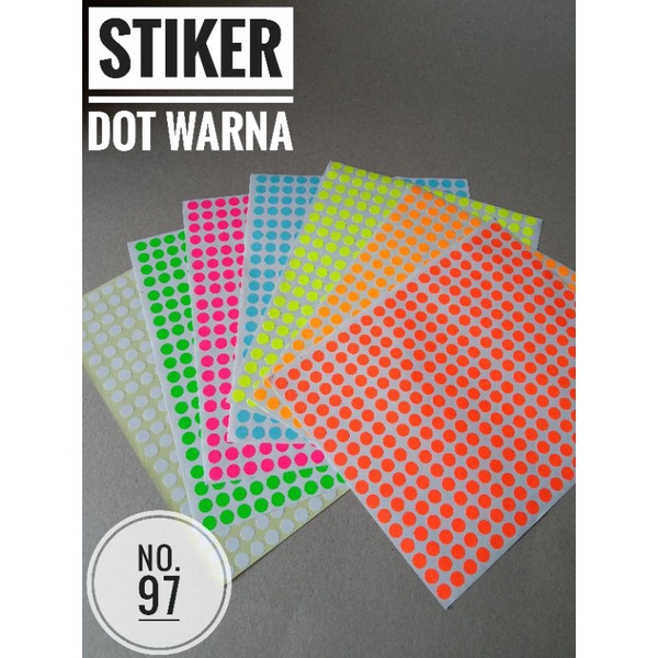 

Stiker Dot No.97 Warna