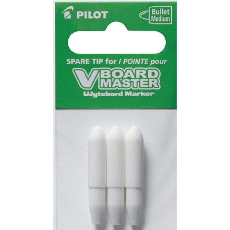 

Pilot Vboard Marker Tip Nib Spare 3 pcs Spidol Whiteboard Sarep