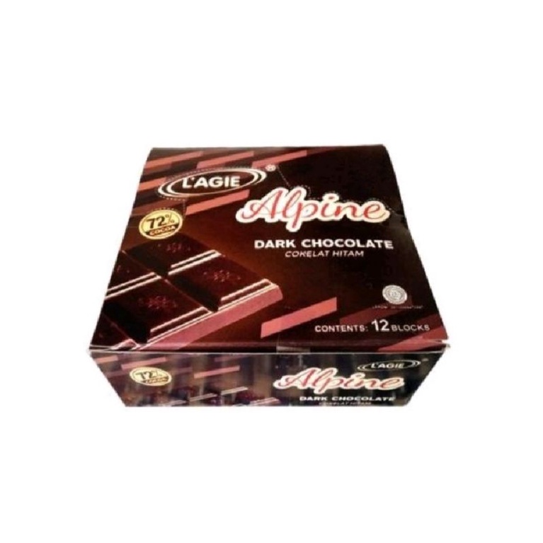 

coklat lagie alpin dark choco box isi 12