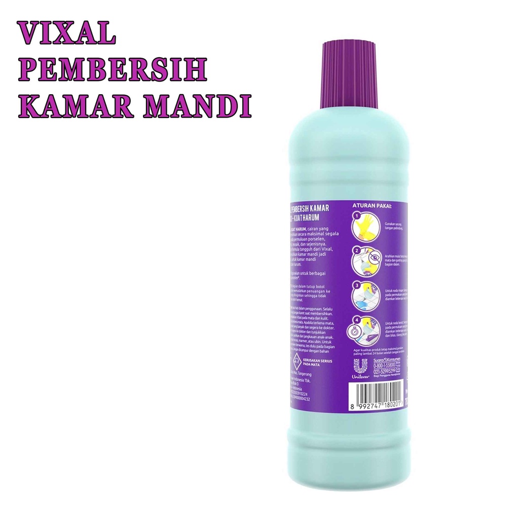 Vixal Pembersih Toilet* Sabun Cair kamar Mandi* Kuat Harum 470ml