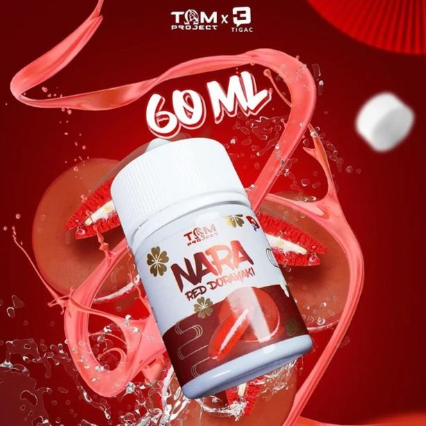 Liquid Nara Red Dorayaki 60ML by Tigac x Tom Project -Nara Red