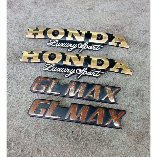 emblem Honda glmax ori emblem Honda gl max ori emblem glmax ori emblem gl max original emblem tengki