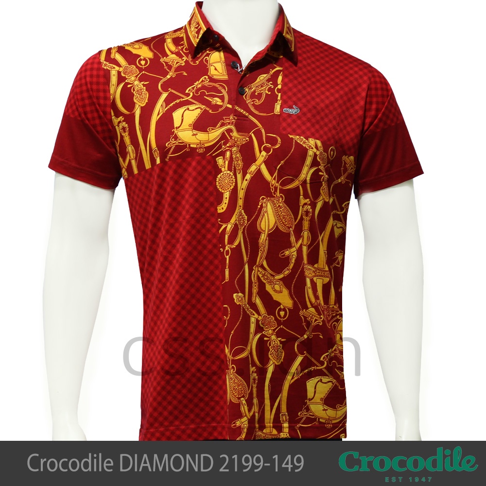 Kaos Kerah Kemeja Pria Crocodile Diamond 2199-149