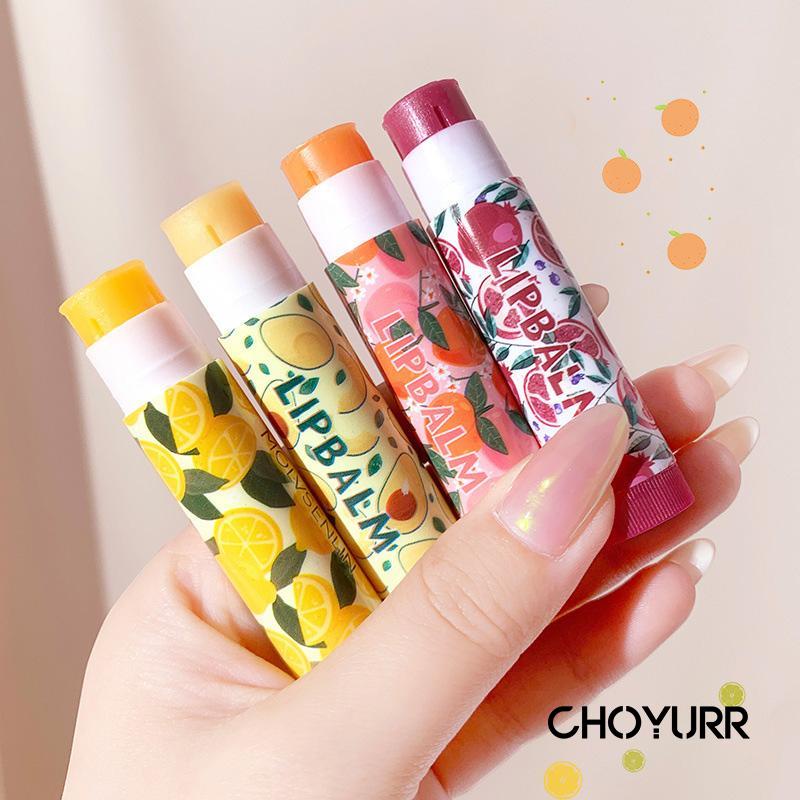 【COD】 Lip Balm Memperbaiki Bibir Anti Kering Mencerahkan Lipstik Tidak Berwarna Mencerahkan Warna Bibir-CH