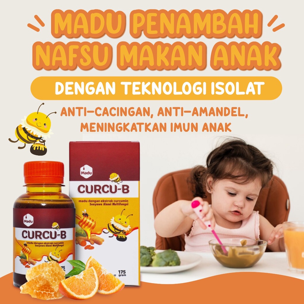 

Madu anak - Curcu-B 175gr - Madu untuk Meningkatkan Nafsu Makan Anak