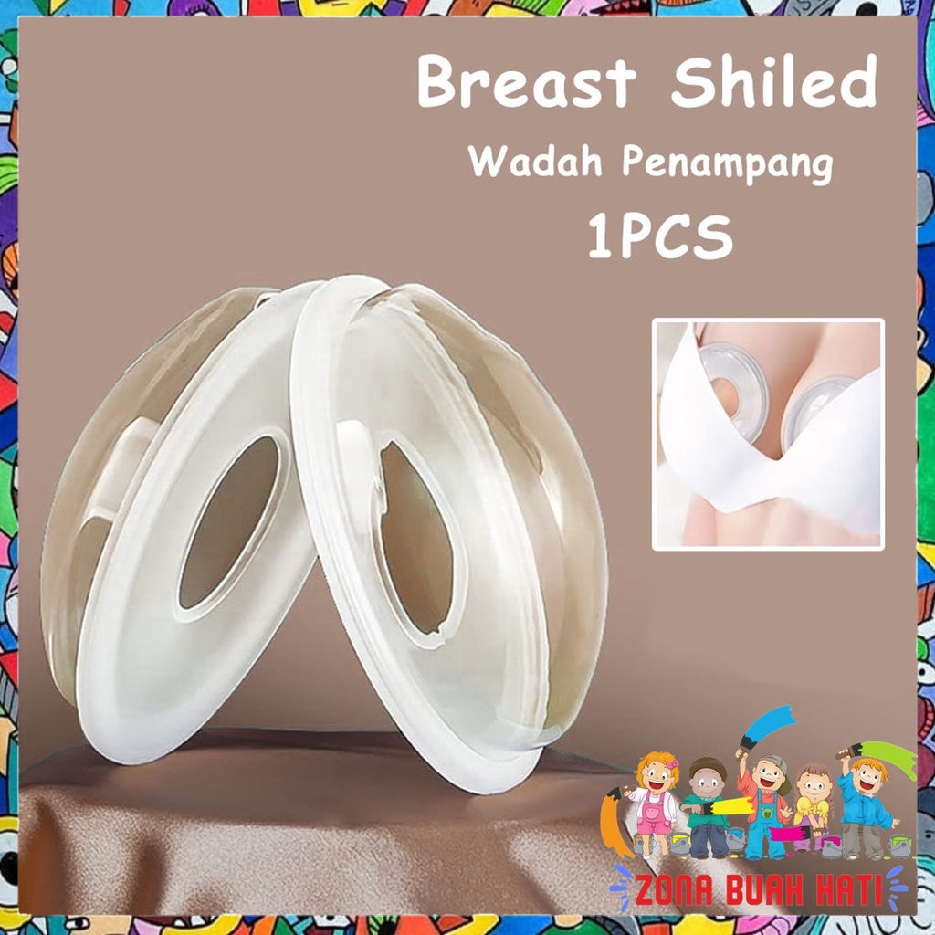 ZBH Wadah Penampung ASI Silicon 1pcs Penampung Tetesan Air Susu Ibu Breast Shell Breast Pad Silikon Saver Shield Breast Milk Mother
