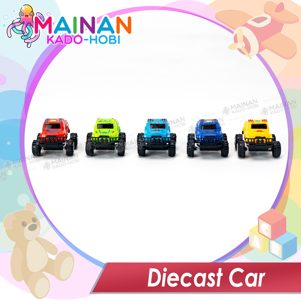 SOUVENIR HADIAH ANAK LAKI MAINAN MINIATUR DIECAST CAR MOBIL JEEP