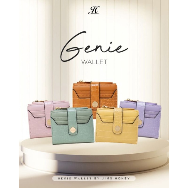 GENIE WALLET Dompet Original Premium Jimshoney Ory Dompet Lipat